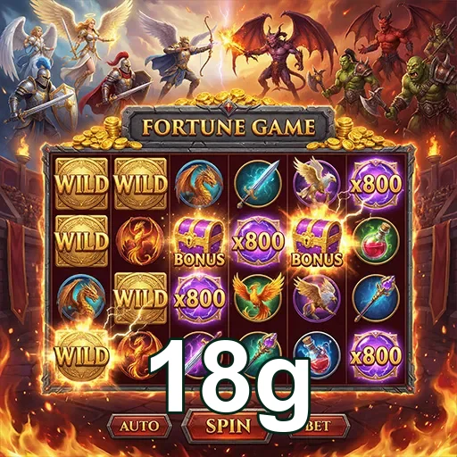 Tela do jogo de slots Fortune da 18g com símbolos vibrantes e prêmios emocionantes.