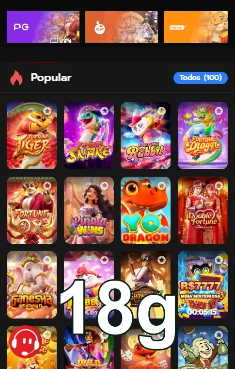 Depósito em aplicativo de jogos acessível e prático